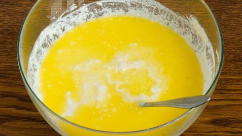 манник на кефире без яиц