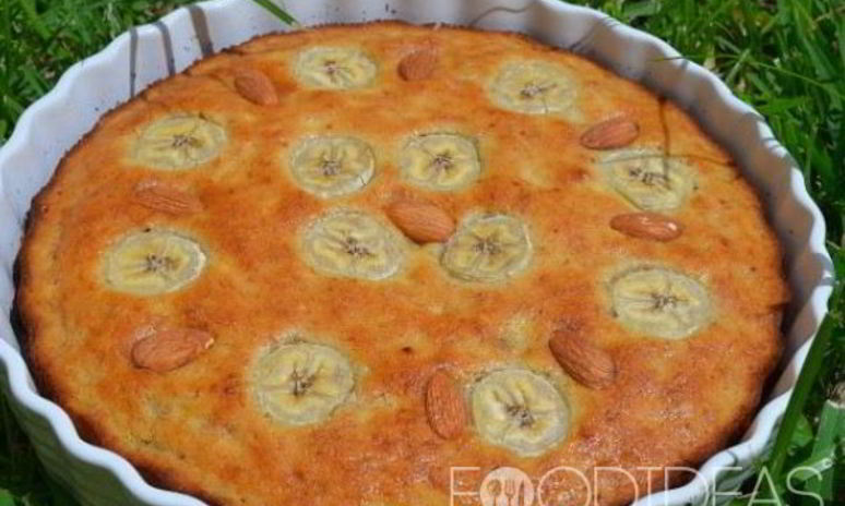 Рецепт манника с бананами