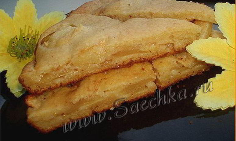 Рецепт манника с яблоками