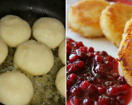 Манники на сковороде