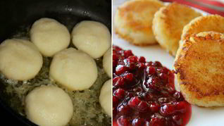 Манники на сковороде