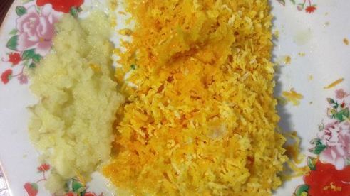 насыпной манник с тыквенной начинкой