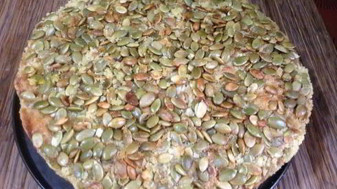 насыпной манник с тыквенной начинкой