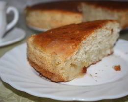 Постный манник с лимонной начинкой