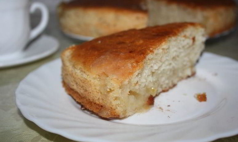 Рецепт постного манника с лимонной начинкой