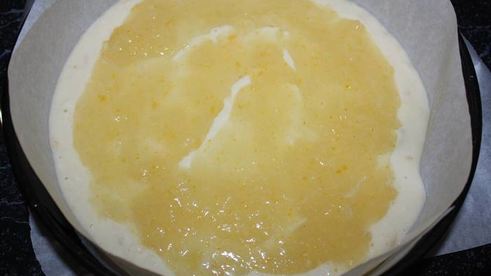 постный манник с лимонной начинкой