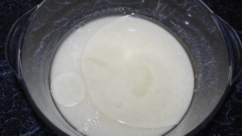 постный манник с лимонной начинкой