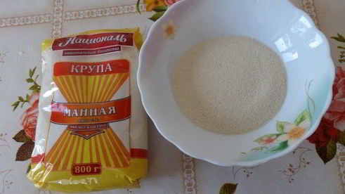 постный шоколадный манник с миндалем