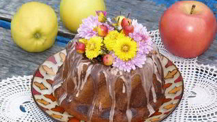 Яблочный манник