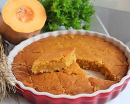 Элементарный постный манник с тыквой и апельсином