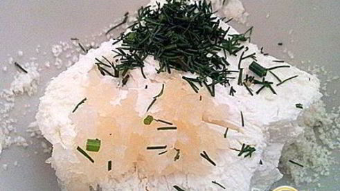 башенки из кабачковых оладий и брынзы