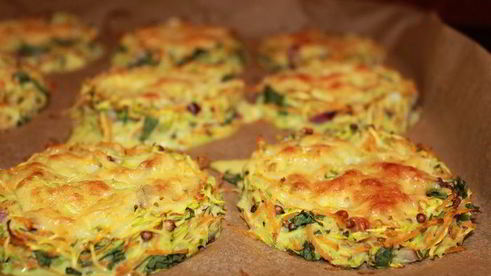 диетические оладушки из кабачков