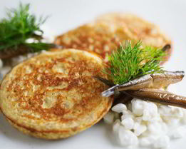 Гречишно-картофельные оладьи с гречневыми хлопьями Nordic