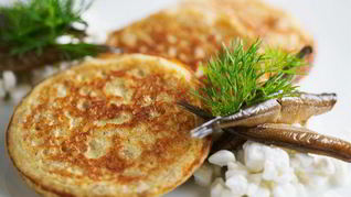 Гречишно-картофельные оладьи с гречневыми хлопьями Nordic