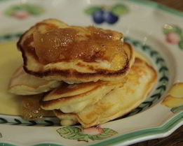 Имбирно-грушевые оладушки