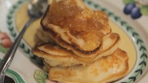 имбирно-грушевые оладушки