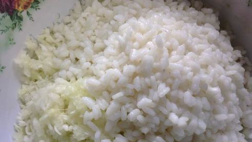 капустно-рисовые оладьи к завтраку