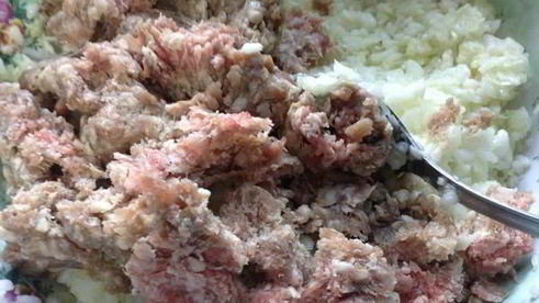 капустно-рисовые оладьи к завтраку