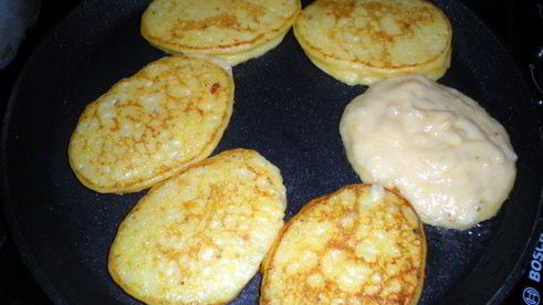 картофельно-тыквенные оладьи