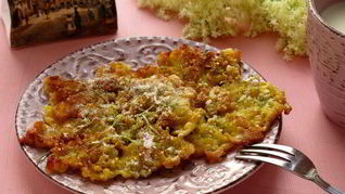 Косматице оладьи из цветов черной бузины