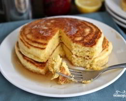 Кукурузные оладьи на кефире