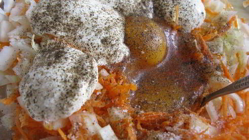 луковые оладьи