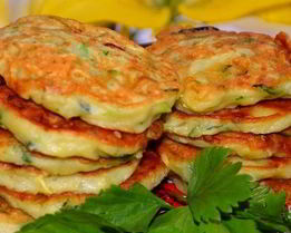 Оладушки из кабачков