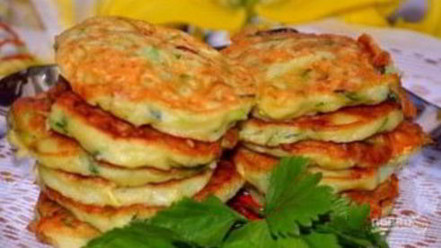 оладушки из кабачков