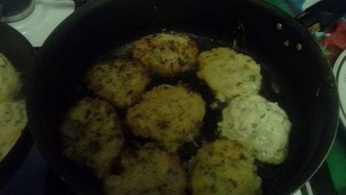 оладьи из кабачков с сыром и петрушкой