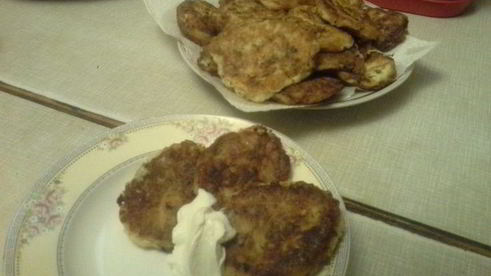 оладьи из кабачков с сыром и петрушкой