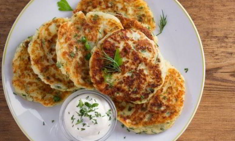 Рецепт оладий из кабачков с творогом