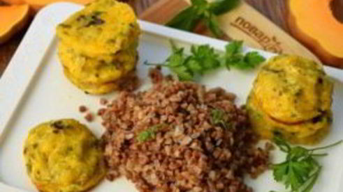 оладьи из кабачков с тыквой в духовке