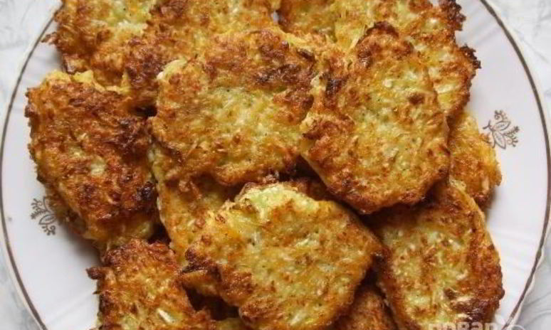 Рецепт оладий из капусты