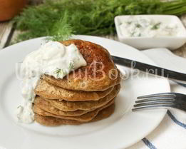 Оладьи из куриной печени