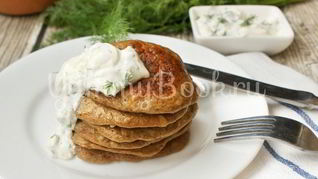 Оладьи из куриной печени