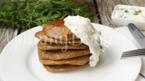 оладьи из куриной печени