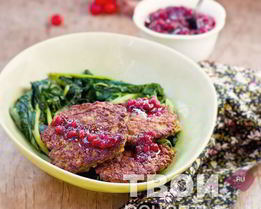 Оладьи из печени говяжьей