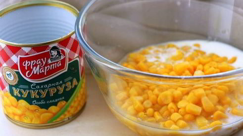 оладьи из сладкой кукурузы