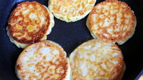 оладьи из сладкой кукурузы