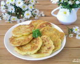 Оладьи из тыквы и кабачков