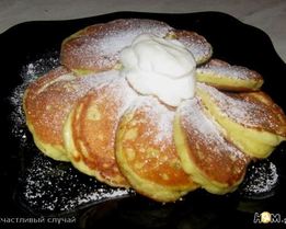 Оладьи лимонные