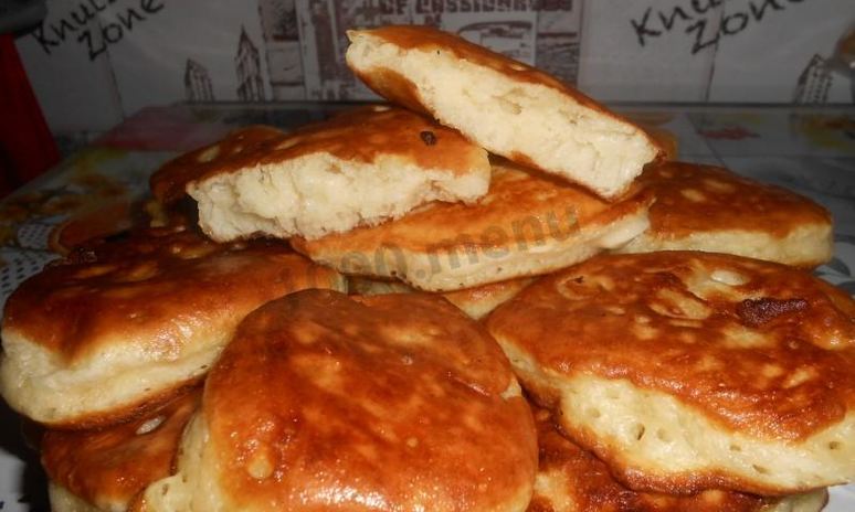 Рецепт оладий на кефире без дрожжей пышные