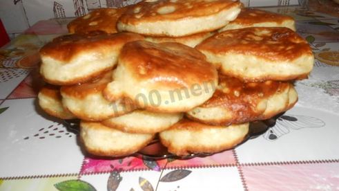 оладьи на кефире без дрожжей пышные