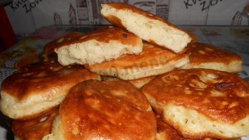 оладьи на кефире без дрожжей пышные