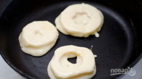 оладьи на сметане с яблоками