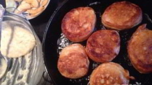 оладьи на сухих дрожжах