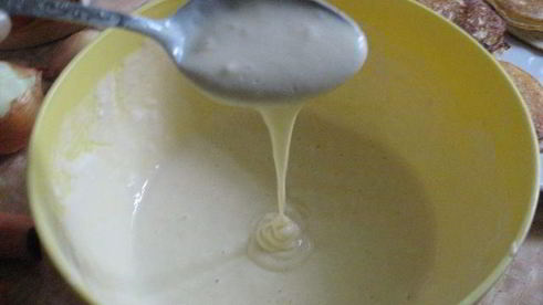 оладьи с начинкой