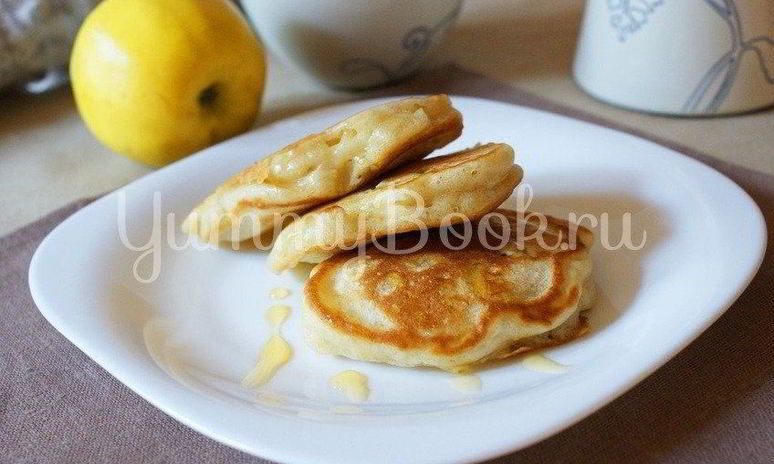 Рецепт оладий с яблоком