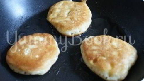 оладьи с яблоком