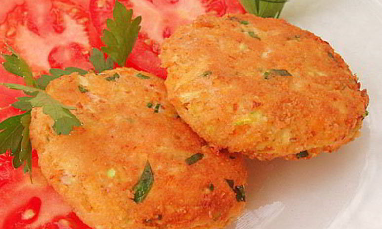 Рецепт овощных оладий с миндалем